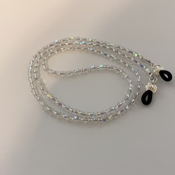 Sparkly Crystal AB Eyeglass/Sunglass Chain Holder - Picture 2 of 4